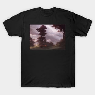 landscape nature wallpaper aestetic dreamland T-Shirt